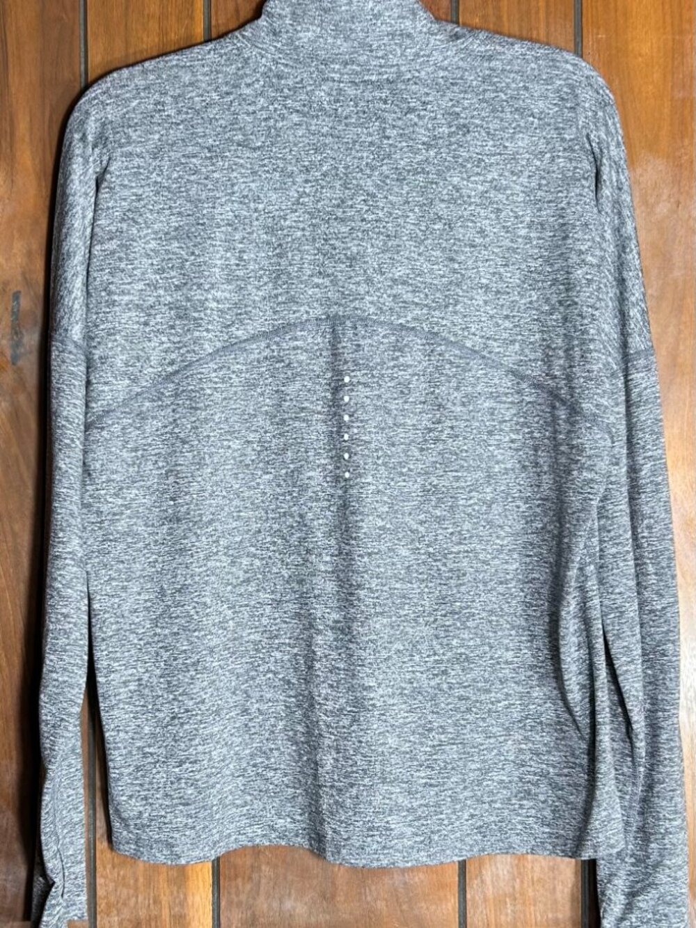 Nike Dri Fit Element 1/2 Half Zip Running Top Large Shirt Heather Gray Gym Women - Picture 2 of 9